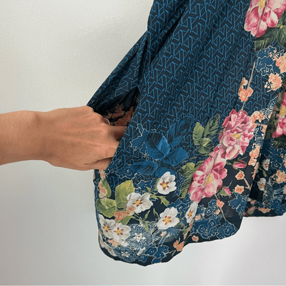 Johnny Was Cardi Timmie Print Floral Kimono Top NEW Plus Size 2X