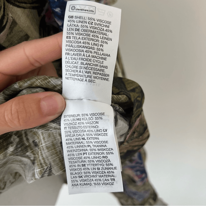 Los Angeles Atelier & Other Stories Voluminous Frilled Blouse Large Linen