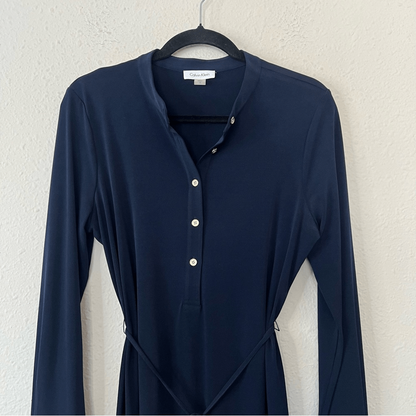 Calvin Klein Denim Belted Shirt Dress
