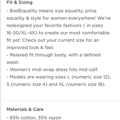 Old Navy Waist-Defined Striped Tie-Belt Midi Wrap Dress NEW Plus Size 4X