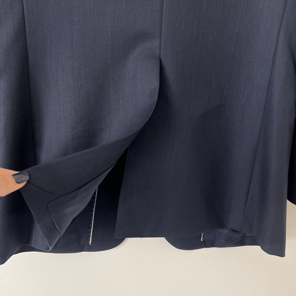 Theory Men's XYLO NP OSTRO Blazer Navy Blue 100% Wool 2 Button Classic 40R