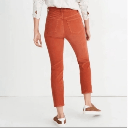 Madewell Corduroy Classic Straight Leg Jean Pants NEW Size 35