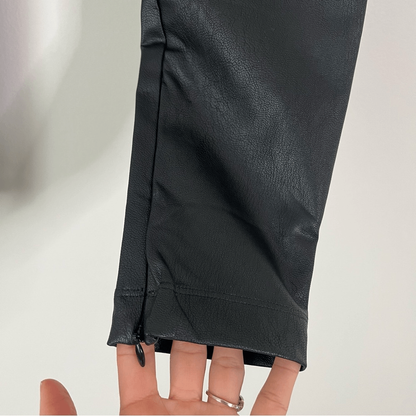 Honeylove Vegan Leather The Perfect Dressy Leggings XS NEW Black