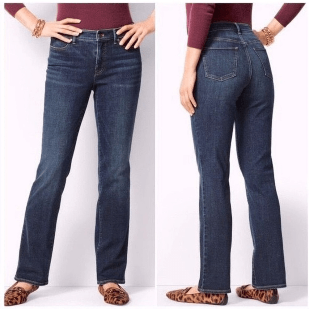 Talbots Signature Boot Cut Dark Wash Jeans Size 6/28