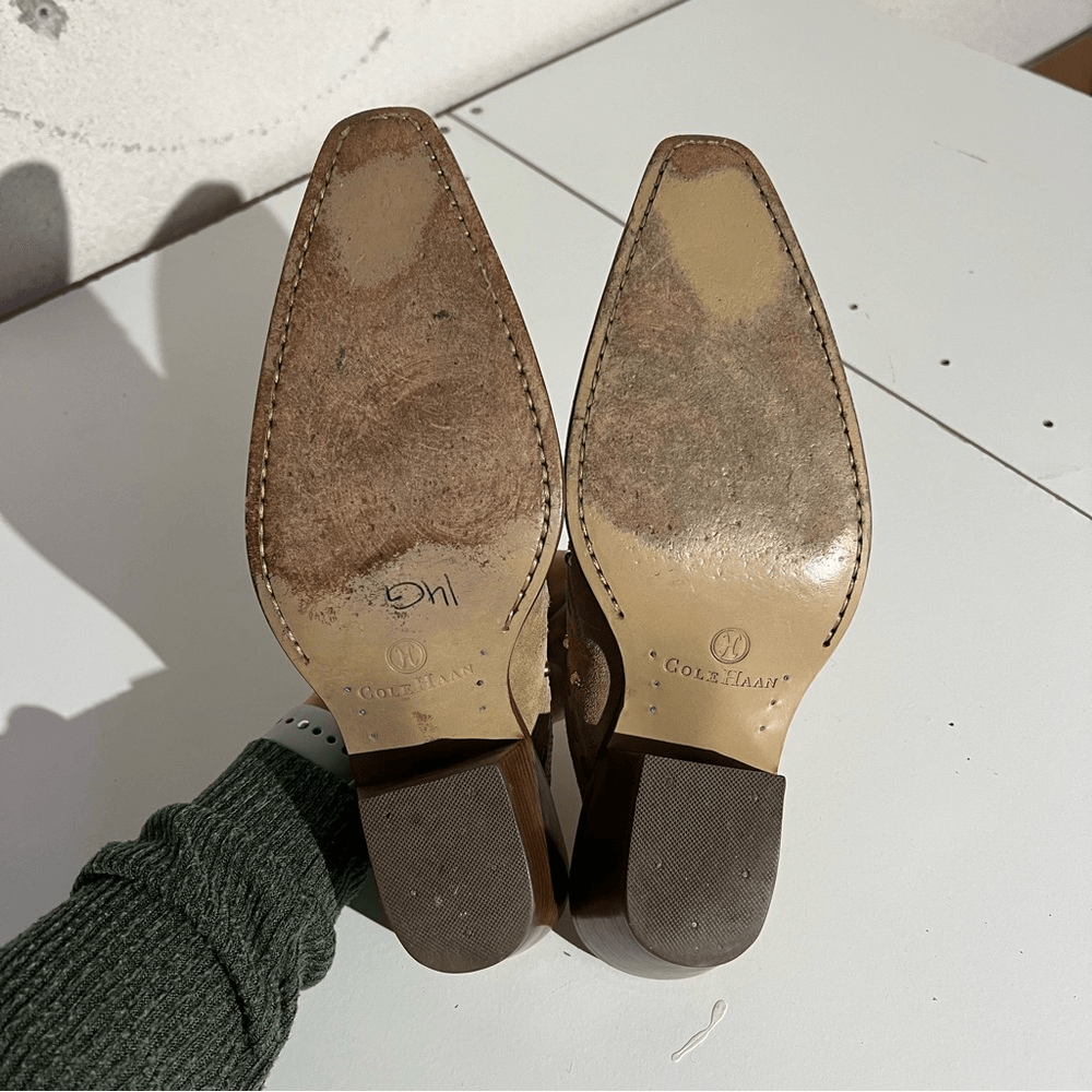 Cole Haan Morgan Western Mule Size 9,5 in Tan