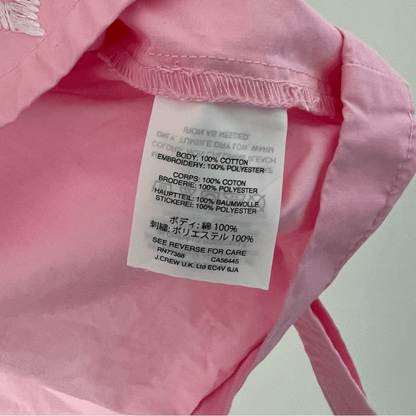 Madewell Embroidered Wrap Blouse Top Size XS in Pink