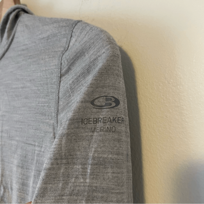 Icebreaker Merino Oasis 200 Bodyfit Long Sleeve Half Zip Hoodie Simon Beck XS