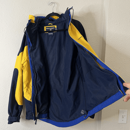 Vintage 90s Polo Sport Ralph Lauren Zip Up Jacket Windbreaker Mens XL