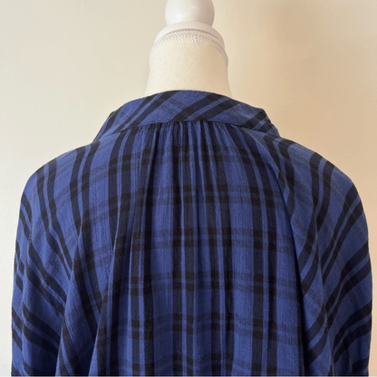 Madewell Highroad Popover Chelton Plaid Shirt Size XL