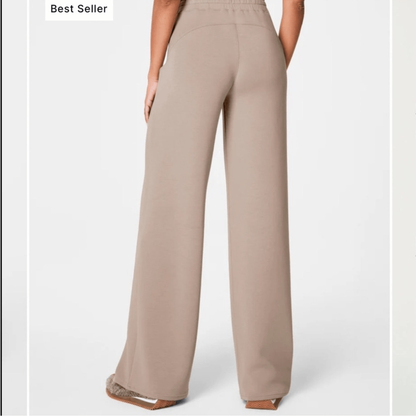 SPANX AirEssentials Wide Leg Pants in Ashwood NEW Size Medium