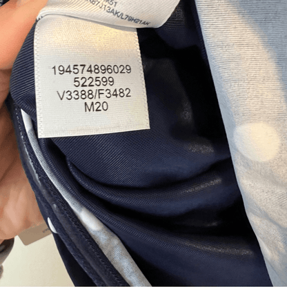 Lands' End Polka Dot Tankini Top Navy Blue NEW Size 16