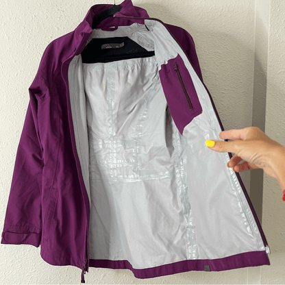 Prana Rain Jacket in Purple Size XS