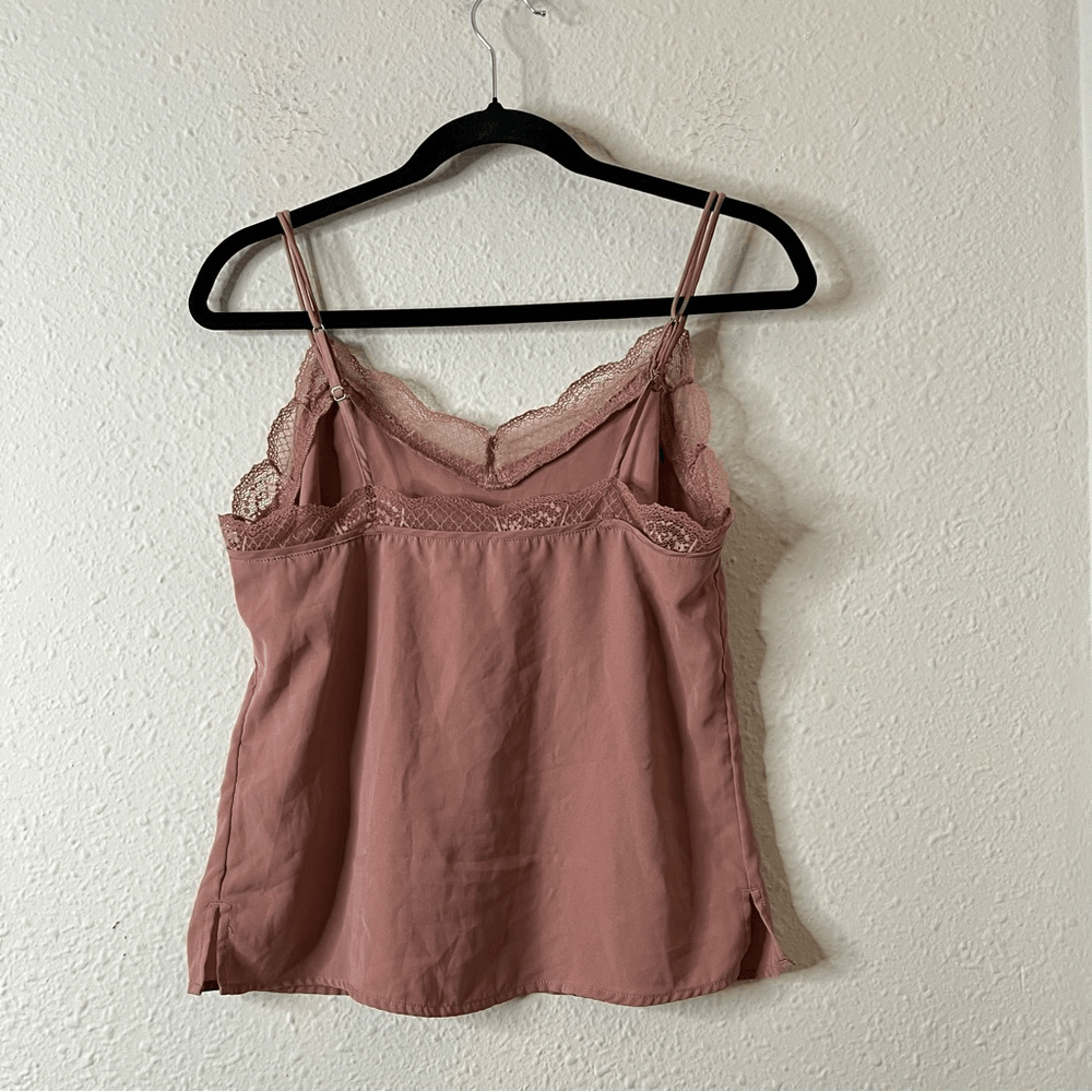 Abercrombie & Fitch Lace Trim Cami Tank Top Size Small