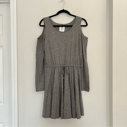 Anthropologie Lili's Closet Cold Shoulder Drawstring Dress NEW Size Medium
