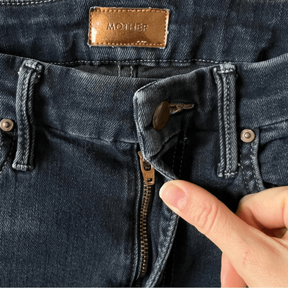 MOTHER High Waisted Looker Jeans Coffee Tea or Me Size 24