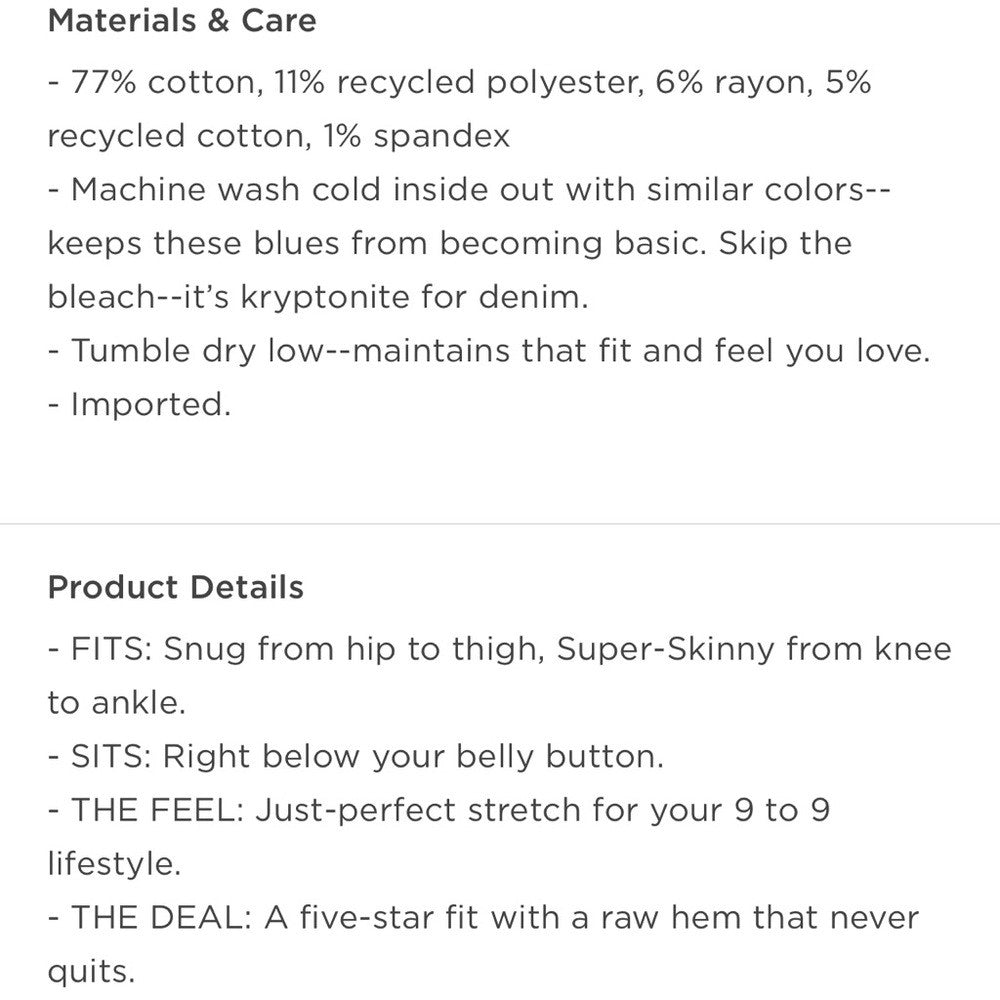 Old Navy Mid-Rise Rockstar Super-Skinny Cut-Off Ankle Jeans NEW Plus Size 26