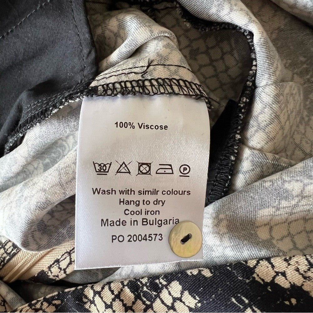 Anthropologie | Seen Worn Kept Snake-Printed Jumpsuit NEW Size 4