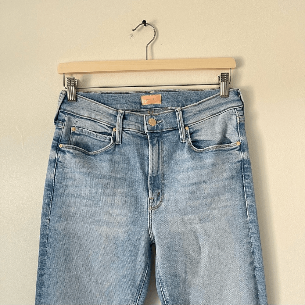 MOTHER The Mid Rise Dazzler Ankle Jeans Size 29 Limited Edition