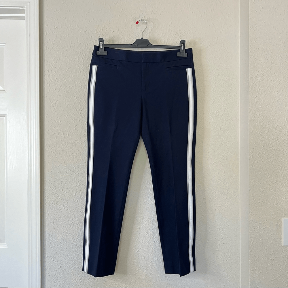 Banana Republic Navy Blue Sloan Slim Ankle Pants Size 6