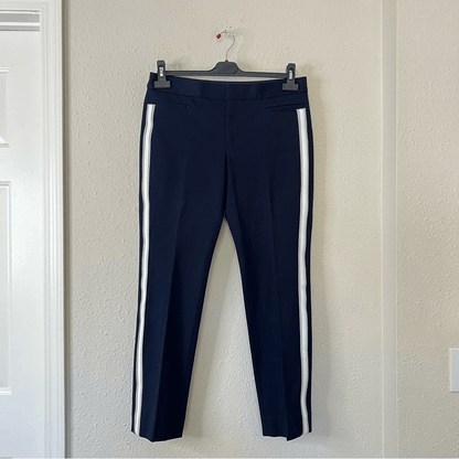 Banana Republic Navy Blue Sloan Slim Ankle Pants Size 6