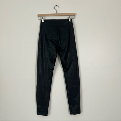 Honeylove Vegan Leather The Perfect Dressy Leggings XS NEW Black