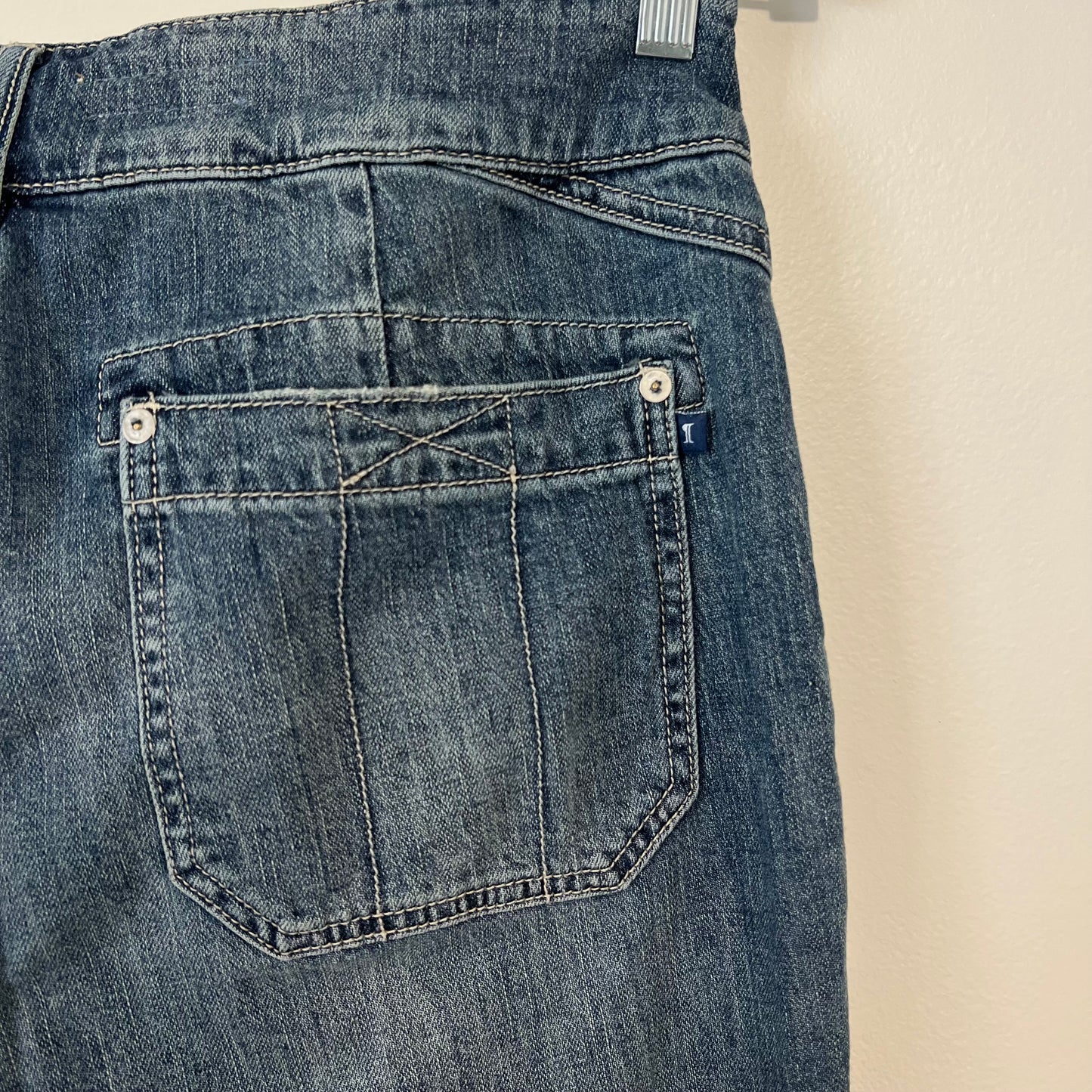 Anthropologie Pilcro The Wanderer Relaxed Jeans Blue High Rise Size 28