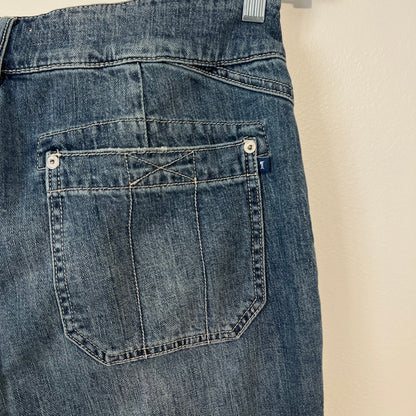 Anthropologie Pilcro The Wanderer Relaxed Jeans Blue High Rise Size 28