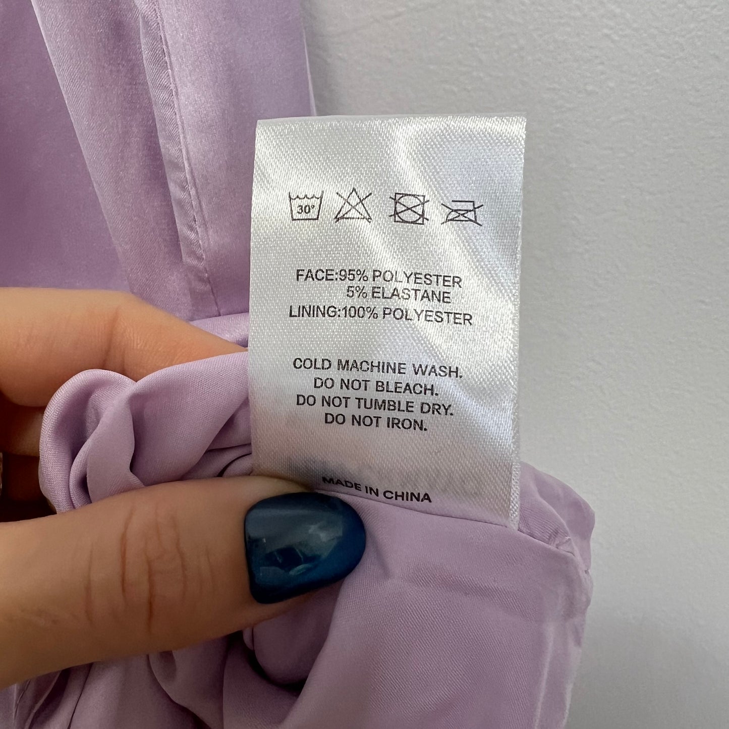 Peppermayo Heart Of Glass Satin Maxi Dress - Lilac Size 8