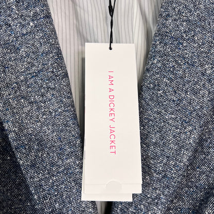 Veronica Beard Schoolboy Dickey Jacket Blazer Denim Blue NEW Wool Size 4 Classic