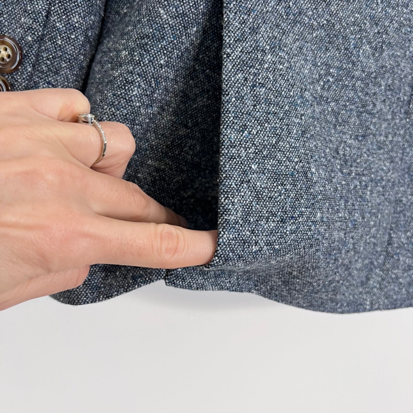 Veronica Beard Schoolboy Dickey Jacket Blazer Denim Blue NEW Wool Size 4 Classic