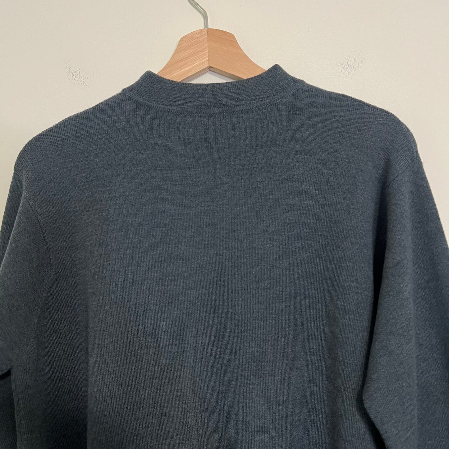 Eileen Fisher Italian Wool Longline Cardigan Size Large Luxury Classic