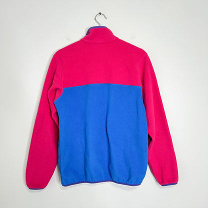 Patagonia Synchilla Full Zip Fleece Jacket Women's Size M Pink Blue STYLE #25485