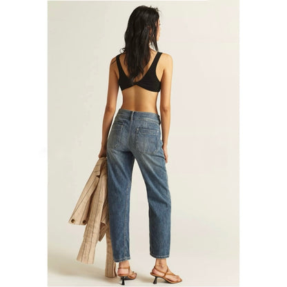 Anthropologie Pilcro The Wanderer Relaxed Jeans Blue High Rise Size 28