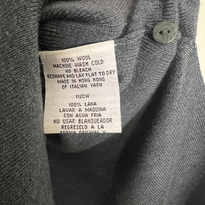 Eileen Fisher Italian Wool Longline Cardigan Size Large Luxury Classic