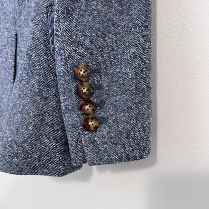 Veronica Beard Schoolboy Dickey Jacket Blazer Denim Blue NEW Wool Size 4 Classic