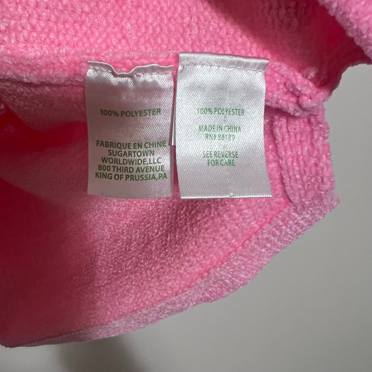 Lilly Pulitzer Pippin Sweater XXL Pink Chenille Crew Neck Charms