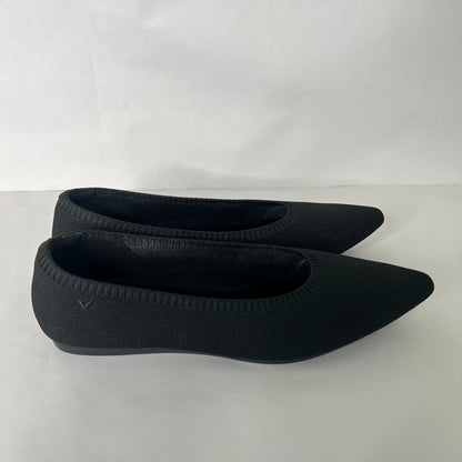 Vivaia Women's Pointed Toe Ballet Flats Aria 5 Black Shoes Size 40.5 US 9.5