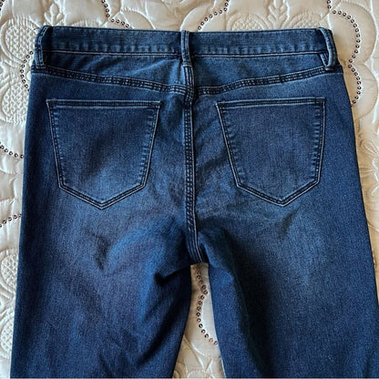 MADEWELL Dark-Wash Blue 10" High-Rise Waist Skinny Leg Jeans Size 27