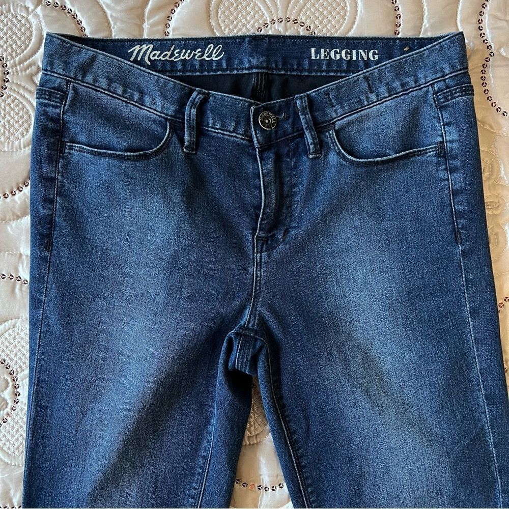 MADEWELL Dark-Wash Blue 10" High-Rise Waist Skinny Leg Jeans Size 27