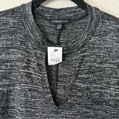 Lane Bryant Keyhole Neckline Long Sleeve Mini Dress NEW Size 18/20