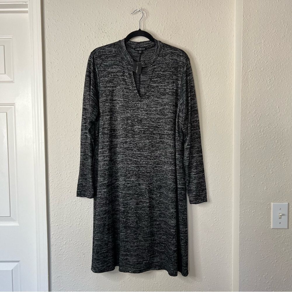 Lane Bryant Keyhole Neckline Long Sleeve Mini Dress NEW Size 18/20