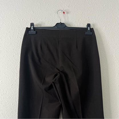 Talbots Heritage Trouser Dress Pants Size 8 Dark Brown