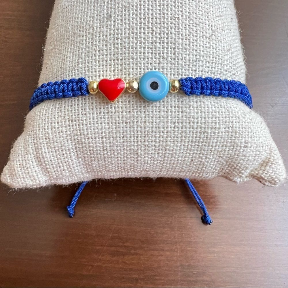 Evil Eye Lucky Macramé Protection Good Luck Bracelet NEW
