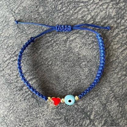 Evil Eye Lucky Macramé Protection Good Luck Bracelet NEW