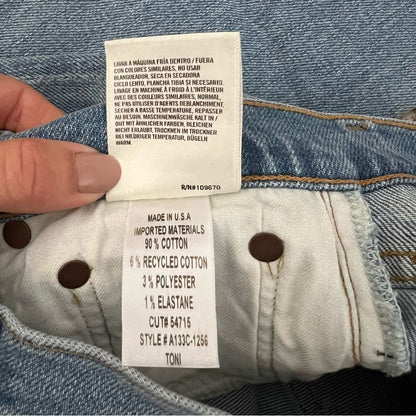 Anthropologie AGOLDE Toni High Rise Slim Straight Jeans NEW Size 24