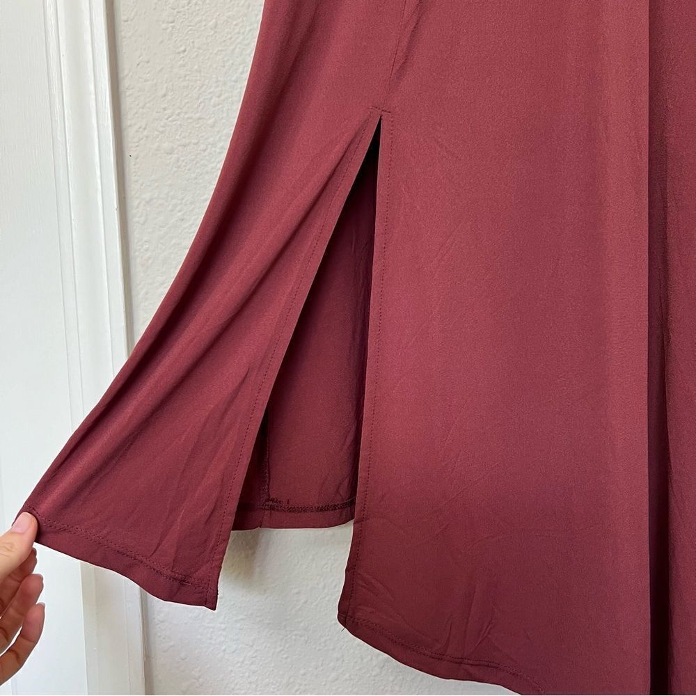 Eloquii Asymmetrical Long Sleeve Midi Dress NEW Plus Size 18