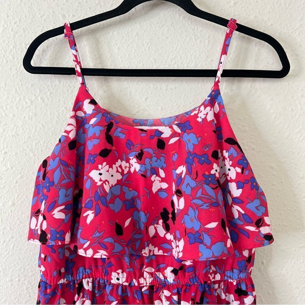 Elle Pink Floral Mini Dress Size Medium