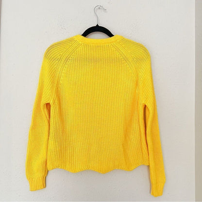 Koton Crew Neck Cropped Sweater Size Large