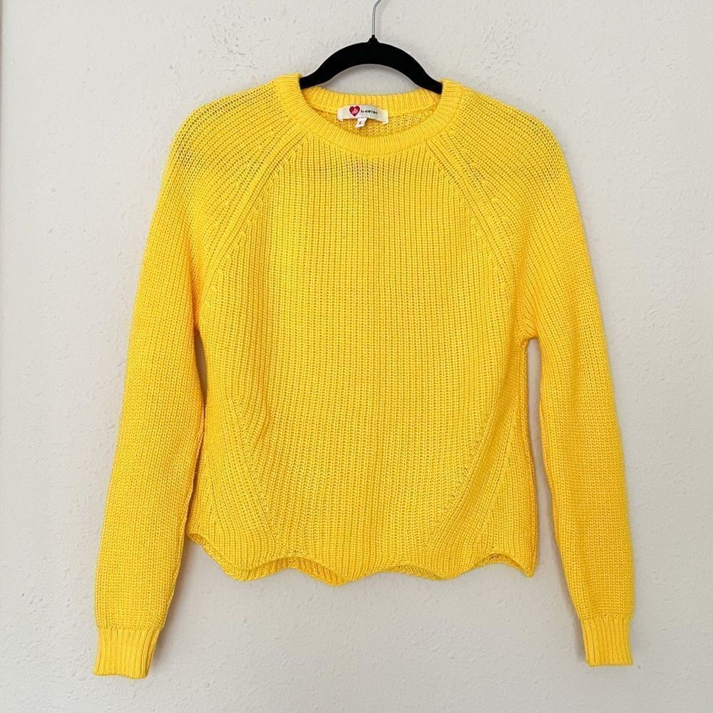 Koton Crew Neck Cropped Sweater Size Large