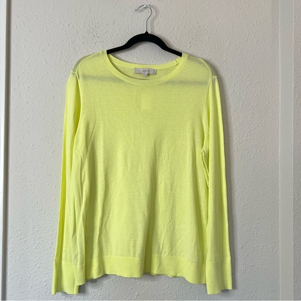 Loft Crew Neck Lightweight Sweater NEW Size XL